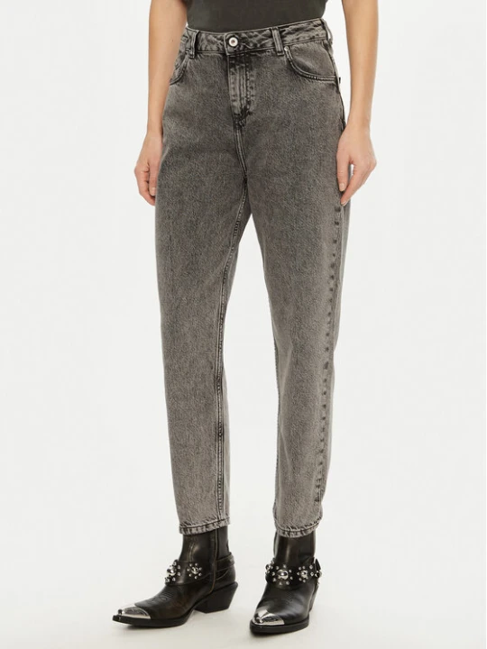Zdjęcie produktu Mustang Jeansy Charlotte 1015989 Szary Mom Fit