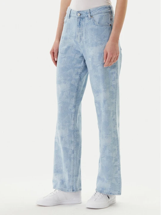 Zdjęcie produktu Mustang Jeansy Madison 1016002 Błękitny Wide Fit Niebieski jasny