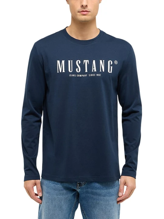 Zdjęcie produktu Mustang Koszulka "Asheville" w kolorze granatowym rozmiar: XL