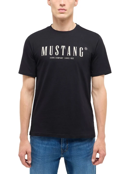 Zdjęcie produktu Mustang Koszulka "Austin" w kolorze czarnym rozmiar: M