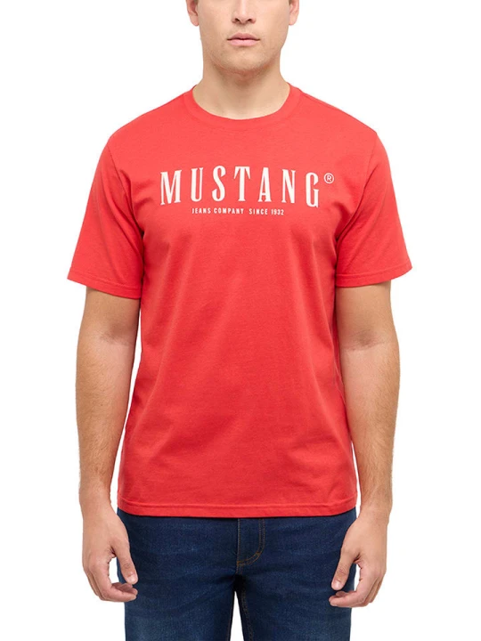 Zdjęcie produktu Mustang Koszulka "Austin" w kolorze czerwonym rozmiar: XXL