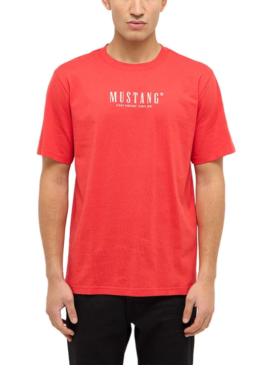 Zdjęcie produktu Mustang Koszulka "Austin" w kolorze czerwonym rozmiar: XL