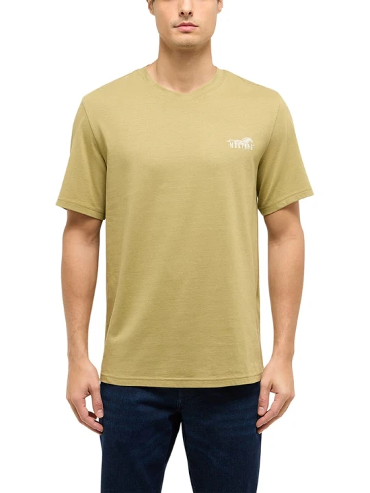 Zdjęcie produktu Mustang Koszulka "Austin" w kolorze khaki rozmiar: M