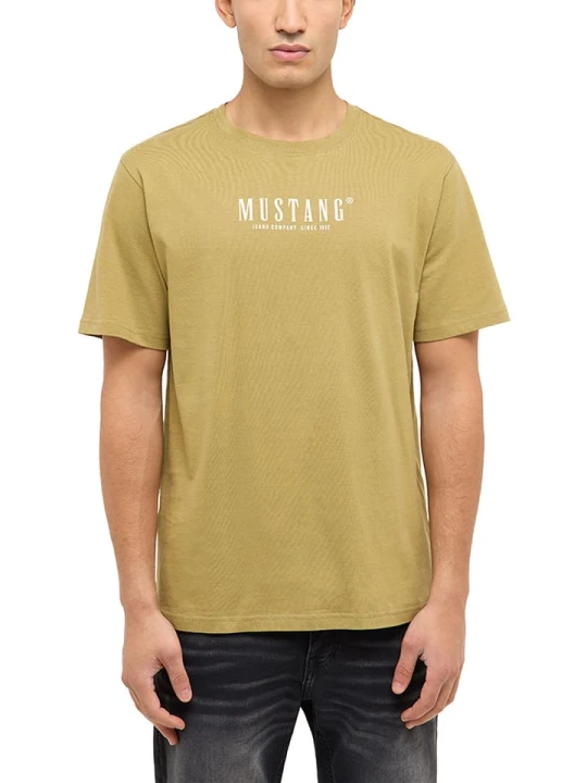 Zdjęcie produktu Mustang Koszulka "Austin" w kolorze khaki rozmiar: XL