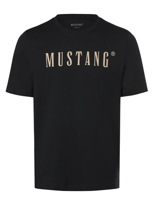 Zdjęcie produktu Mustang Koszulka - Austin Mężczyźni Bawełna niebieski