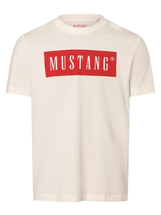 Zdjęcie produktu Mustang Koszulka - Austin Mężczyźni Dżersej biały