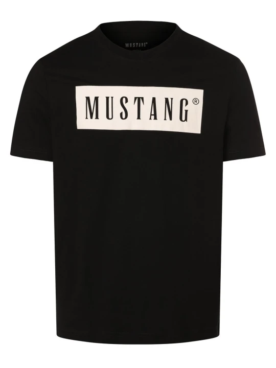 Zdjęcie produktu Mustang Koszulka - Austin Mężczyźni Dżersej czarny