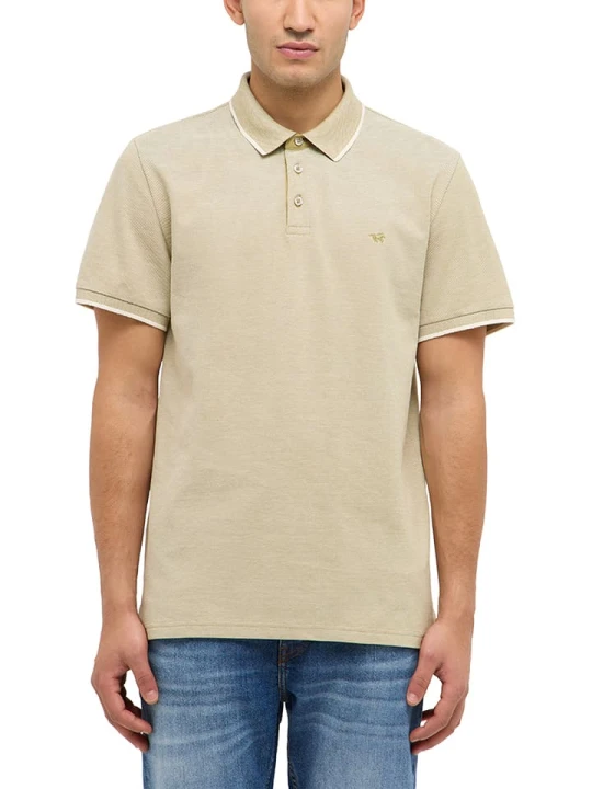 Zdjęcie produktu Mustang Koszulka polo "Palco" w kolorze beżowym rozmiar: XL