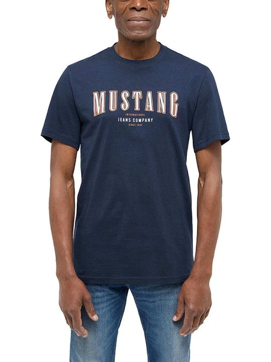 Zdjęcie produktu Mustang Koszulka w kolorze granatowym rozmiar: M
