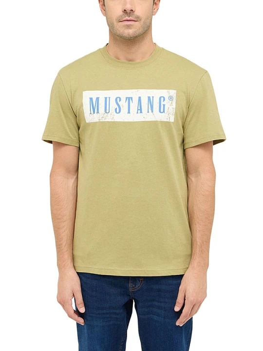 Zdjęcie produktu Mustang Koszulka w kolorze khaki rozmiar: M