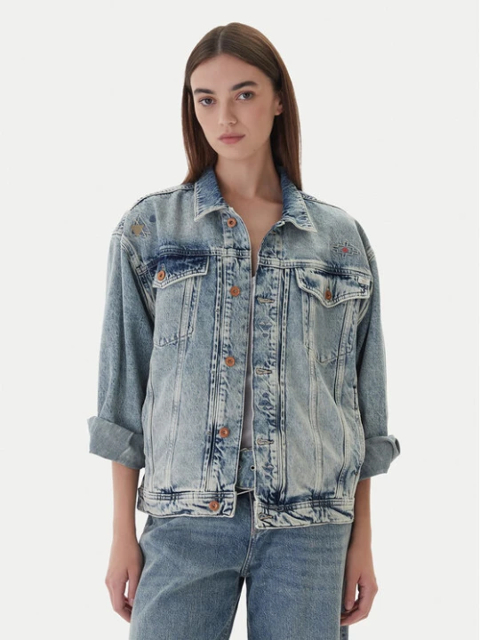 Zdjęcie produktu Mustang Kurtka jeansowa Arcata 1016944 Niebieski Loose Fit