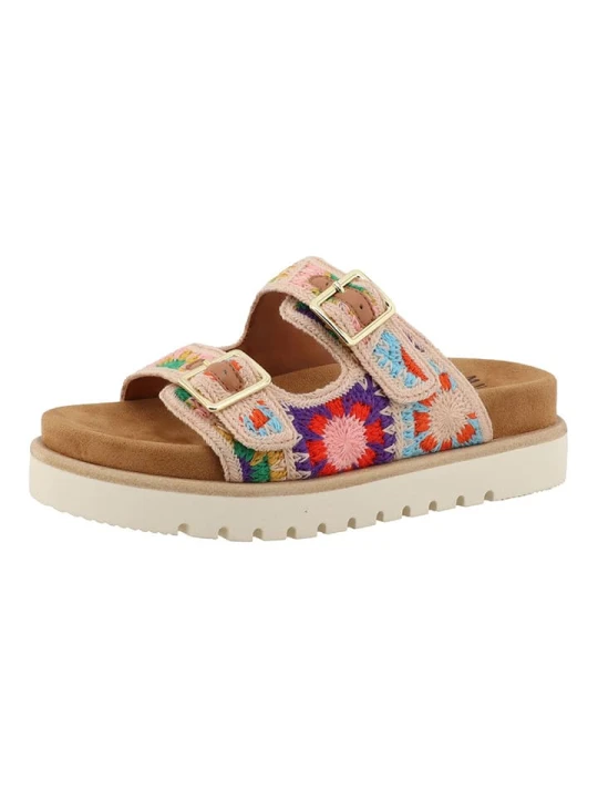 Zdjęcie produktu MUSTANG SHOES Klapki "Malina" ze wzorem rozmiar: 39