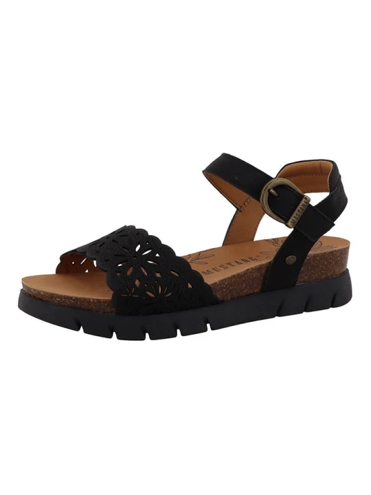 Zdjęcie produktu MUSTANG SHOES Sandały "Hendrike" w kolorze czarnym rozmiar: 37