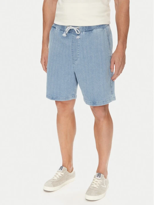 Zdjęcie produktu Mustang Szorty jeansowe Prague 1016652 Niebieski Loose Fit