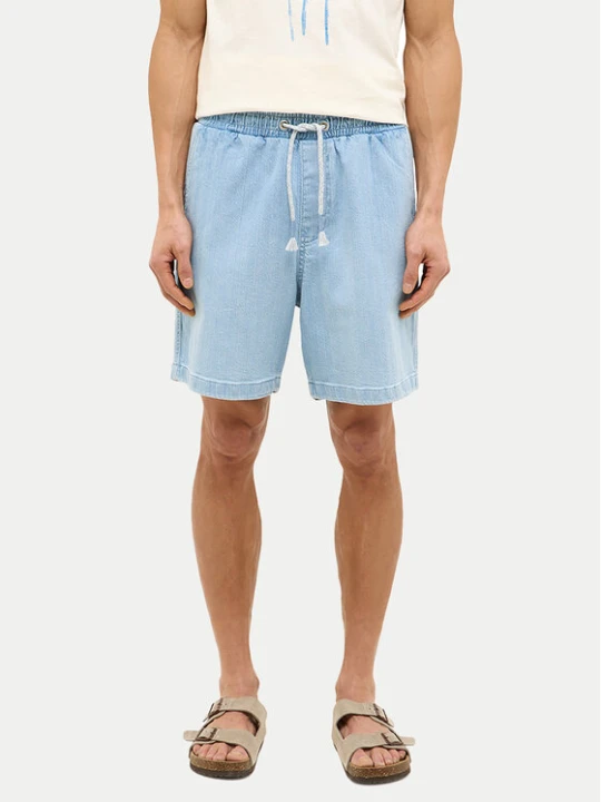 Zdjęcie produktu Mustang Szorty jeansowe Prague 1016652 Niebieski Loose Fit