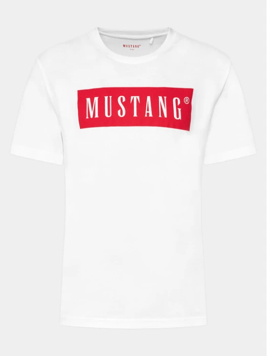 Zdjęcie produktu Mustang T-Shirt 1014749 Biały Regular Fit