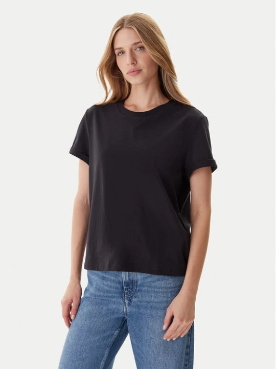 Zdjęcie produktu Mustang T-Shirt Monroe 1016755 Czarny Relaxed Fit