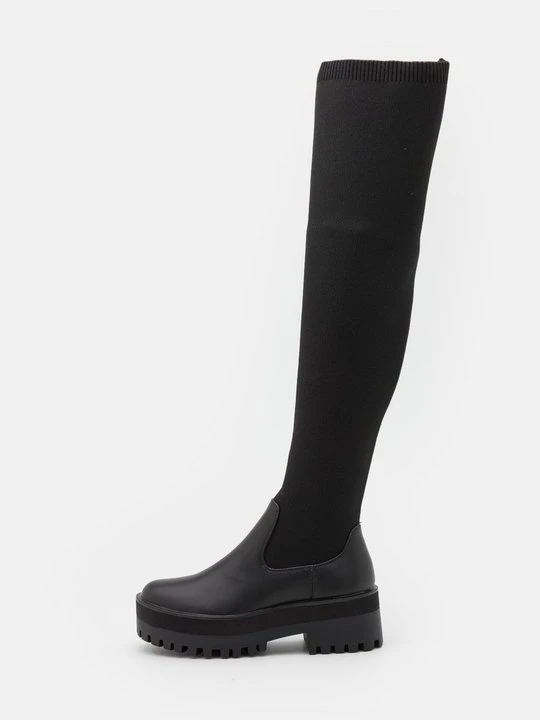 Zdjęcie produktu Muszkieterki Even&Odd Wide Fit By Zalando czarny