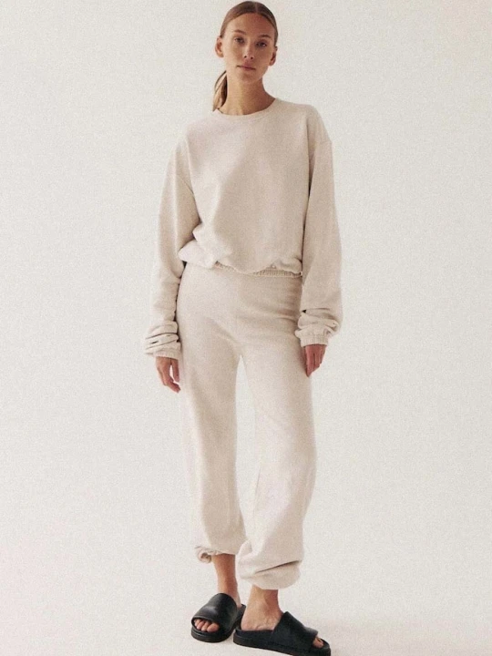 Zdjęcie produktu MUUV. spodnie dresowe SUBTLE COTTON beżowy