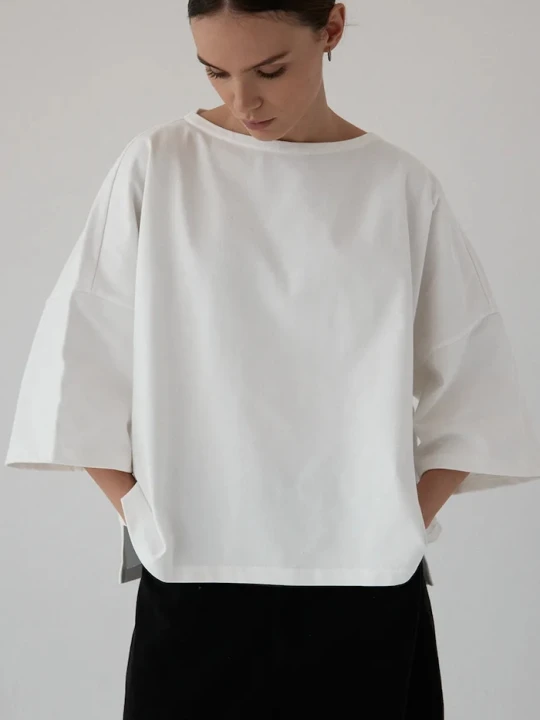 Zdjęcie produktu Muuv. t-shirt basic damski bawełniany KOAI biały
