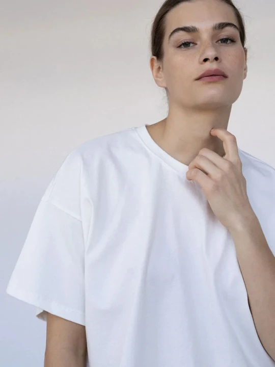Zdjęcie produktu Muuv. T-shirt damski bawełniany ASLI biały