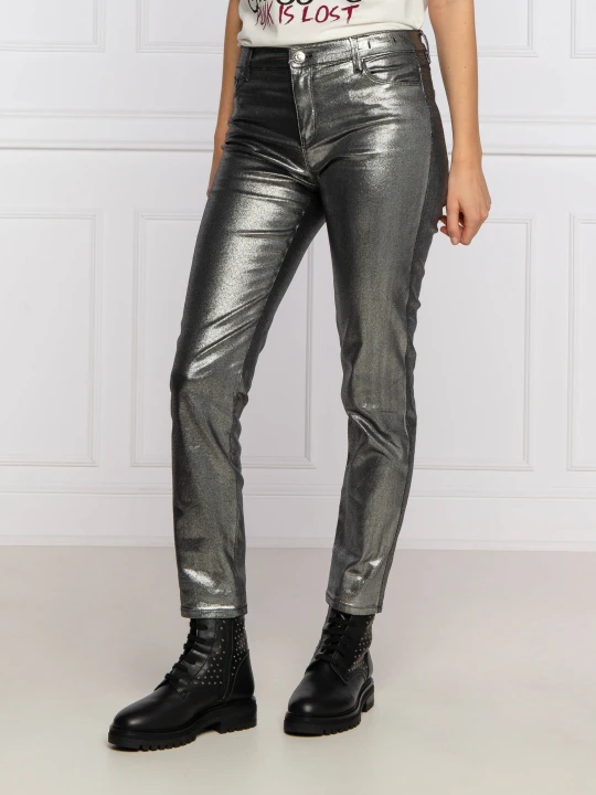 Zdjęcie produktu My Twin Jeansy | Skinny fit srebrny