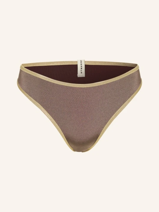 Zdjęcie produktu Mymarini Dół Od Bikini Basic Shine, Model Dwustronny Z Ochroną Uv 50+ braun BRĄZOWY
