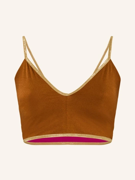Zdjęcie produktu Mymarini Dwuczęściowy Bikini Vacation Top Shine Z Odwracalnym Stanikiem I Ochroną Uv 50+ pink