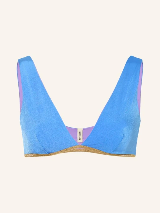 Zdjęcie produktu Mymarini Dwustronny Top Bikini Typu Braletka Shine Z Ochroną Uv 50+ lila