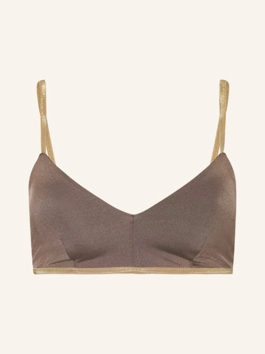 Zdjęcie produktu Mymarini Dwustronny Top Bikini Bralette Classic Shine braun JASNOBRĄZOWY