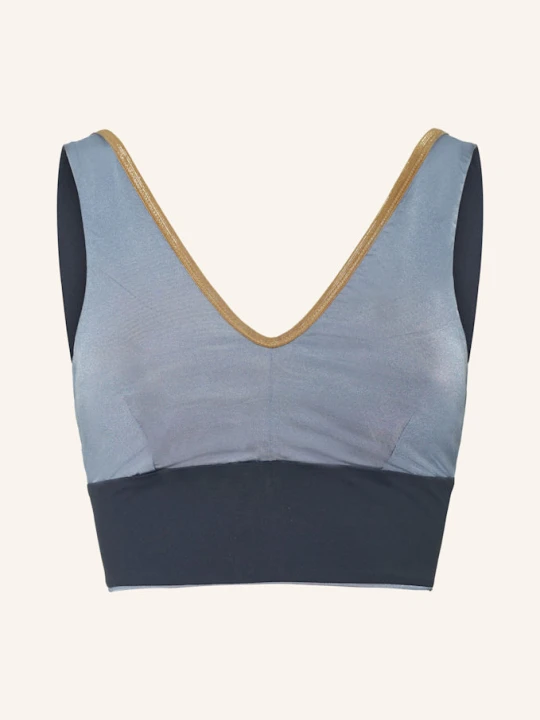 Zdjęcie produktu Mymarini Góra Od Bikini Bustier Yoga Top Shine Dwustronna Z Ochroną Uv 50+ grau