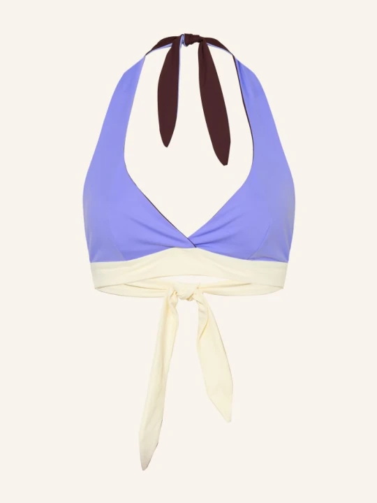 Zdjęcie produktu Mymarini Góra Od Bikini Wiązana Na Szyi Neckholder Top Dwustronna Z Ochroną Uv 50+ lila purpurowy