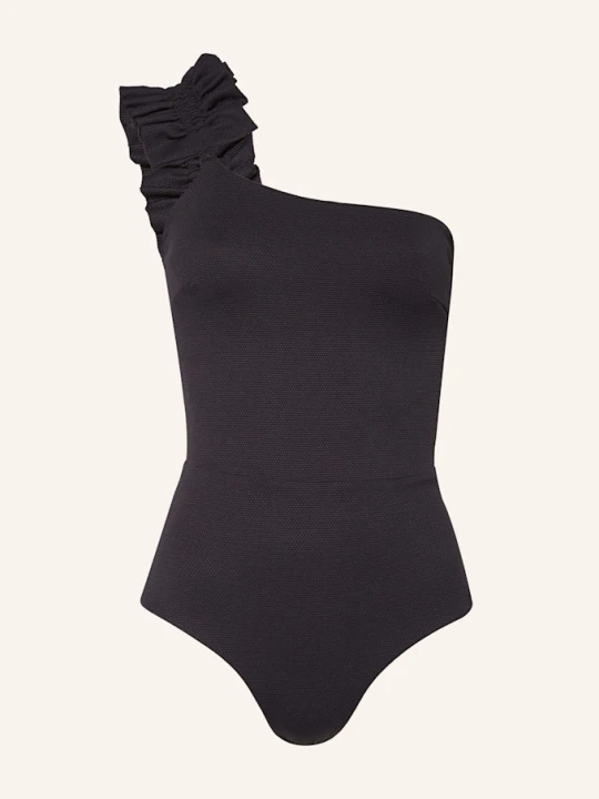 Zdjęcie produktu Mymarini Strój Kąpielowy Na Jedno Ramię Swimsuit No. 3 Z Ochroną Uv 50+ schwarz CZARNY