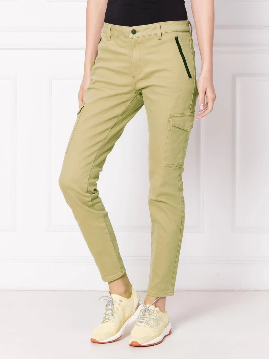 Zdjęcie produktu NA-KD Spodnie | Skinny fit oliwkowy