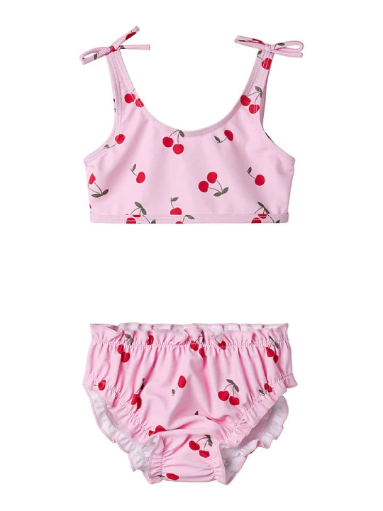 Zdjęcie produktu name it Bikini "Anne" w kolorze jasnoróżowym rozmiar: 86 / 92