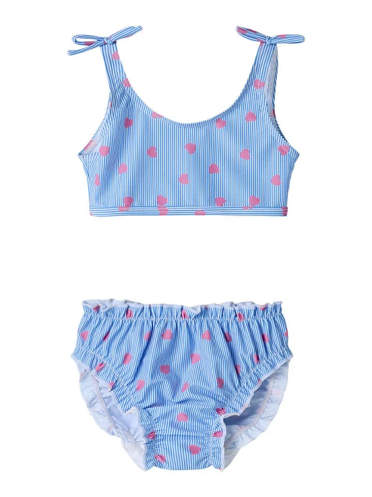 Zdjęcie produktu name it Bikini "Anne" w kolorze niebieskim rozmiar: 98 / 104