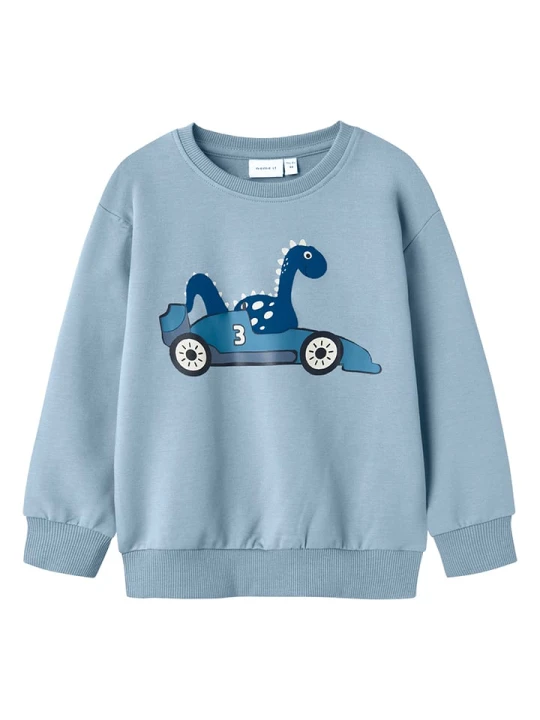 Zdjęcie produktu name it Bluza "Barlas" w kolorze błękitnym rozmiar: 122 / 128