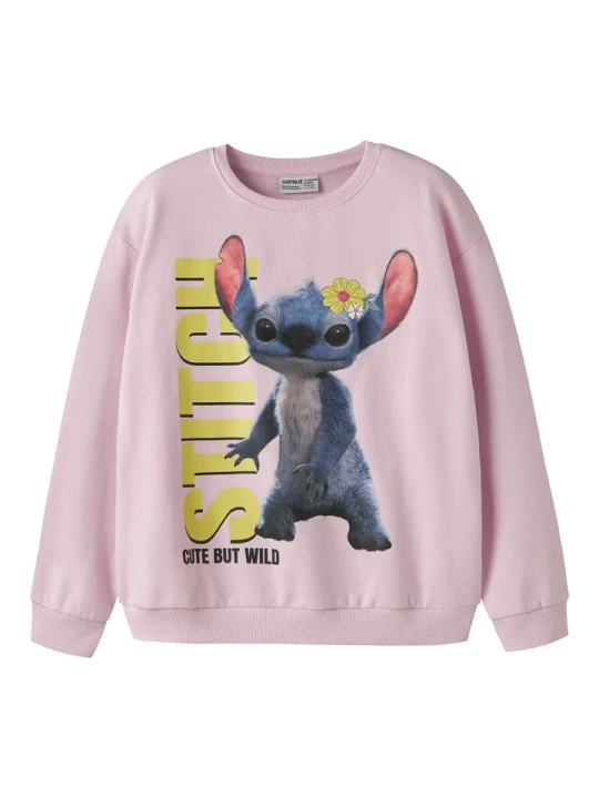 Zdjęcie produktu name it Bluza "Jyni" w kolorze jasnoróżowym rozmiar: 134 / 140