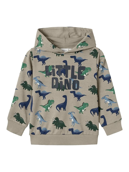 Zdjęcie produktu name it Bluza "Kuno" w kolorze jasnobrązowym rozmiar: 110