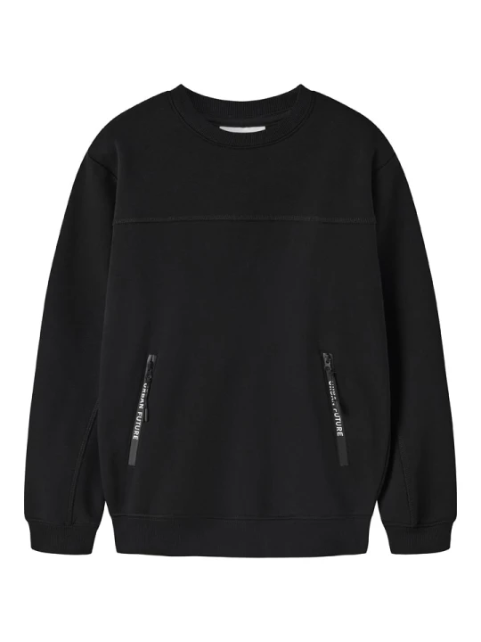 Zdjęcie produktu name it Bluza "Leo" w kolorze czarnym rozmiar: 134 / 140