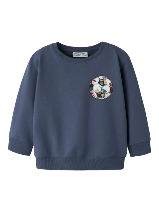 Zdjęcie produktu name it Bluza "Louie" w kolorze niebieskim rozmiar: 92