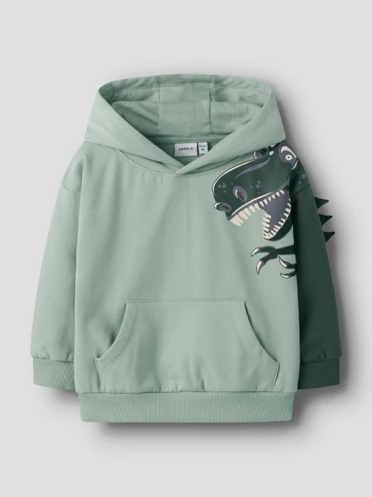 Zdjęcie produktu name it Bluza "Nash" w kolorze zielonym rozmiar: 92