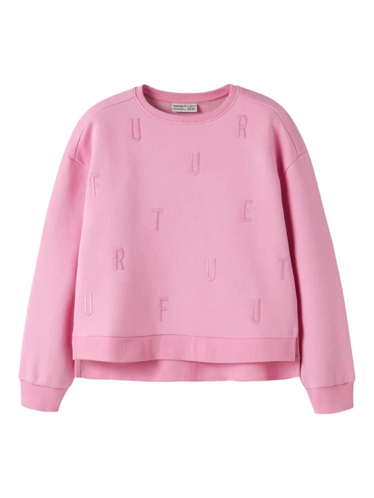 Zdjęcie produktu name it Bluza "Nillina" w kolorze jasnoróżowym rozmiar: 146 / 152