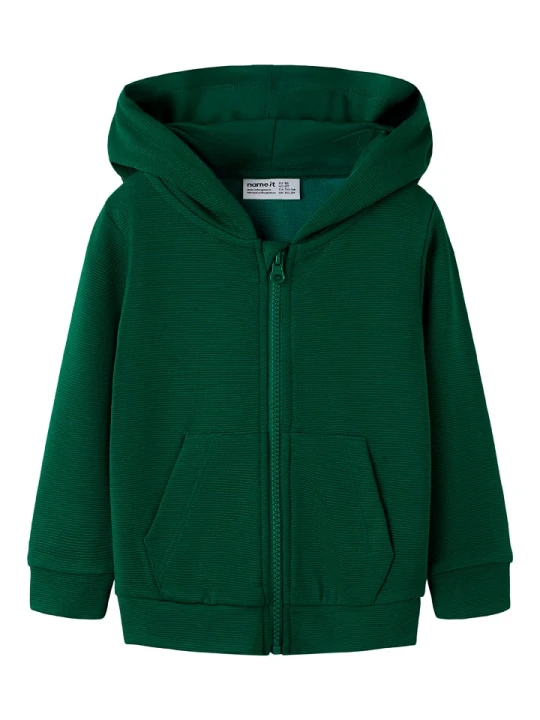 Zdjęcie produktu name it Bluza "Pniba" w kolorze zielonym rozmiar: 122 / 128