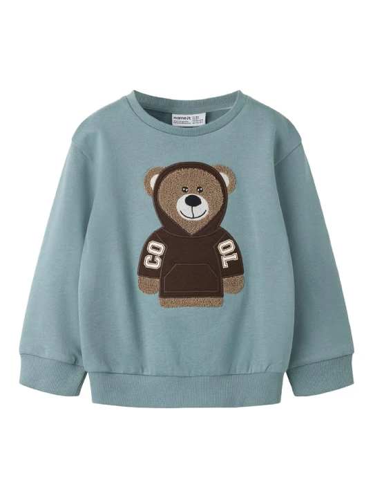 Zdjęcie produktu name it Bluza "Sereno" w kolorze błękitnym rozmiar: 92