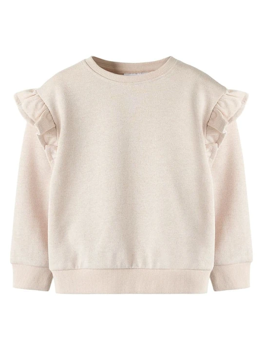 Zdjęcie produktu name it Bluza "Tilde" w kolorze brzoskwiniowym rozmiar: 104