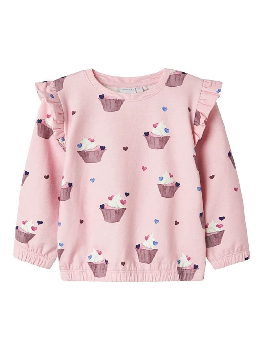 Zdjęcie produktu name it Bluza w kolorze jasnoróżowym rozmiar: 92