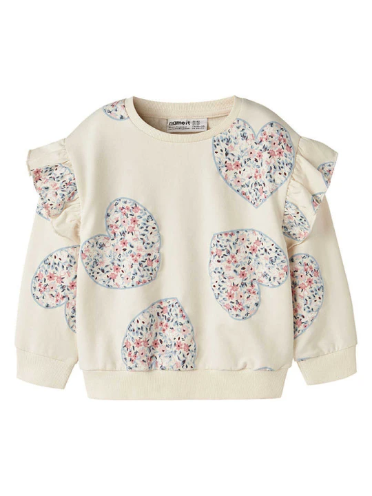 Zdjęcie produktu name it Bluza "Wile" w kolorze beżowym rozmiar: 116