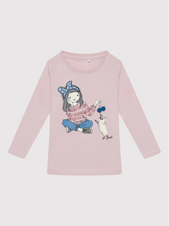 Zdjęcie produktu NAME IT Bluzka 13198273 Fioletowy Regular Fit