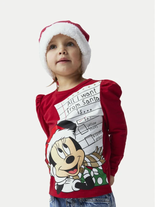 Zdjęcie produktu NAME IT Bluzka Minnie 13234183 Czerwony Regular Fit